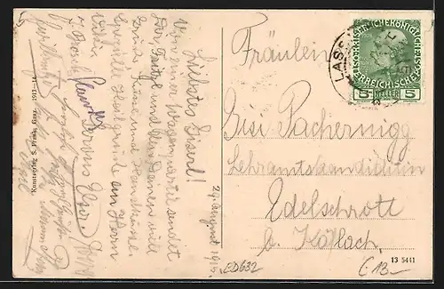 AK Lassnitzhöhe bei Graz, Blick auf das Kurhaus