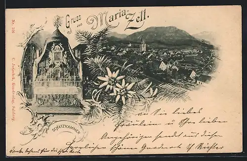 AK Maria-Zell, Blick in die Schatzkammer