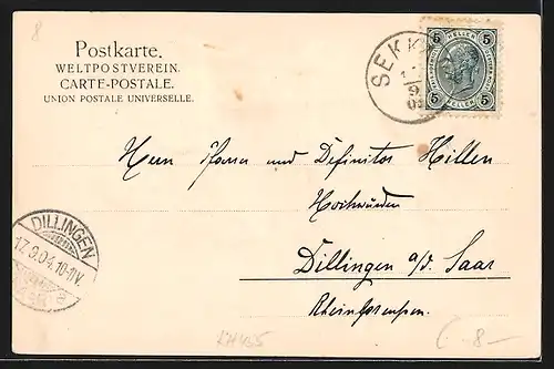 AK Seckau, Ortsansicht von Norden