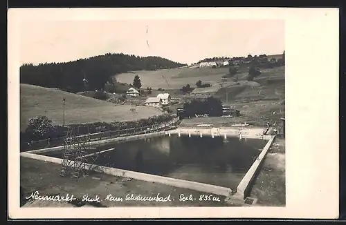 AK Neumarkt, Blick auf das neue Schwimmbad