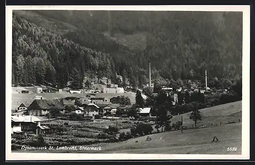 AK St. Lambrecht, Blick auf Dynamitwerk