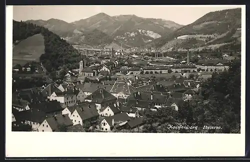 AK Kapfenberg, Ortsansicht bei Tag