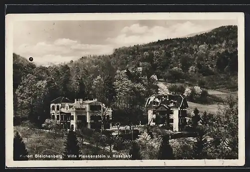 AK Gleichenberg, Villa Plankenstein, Rosenhof