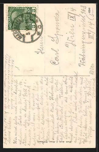 AK Mariazell, Ortsansicht mit Zellerhüten