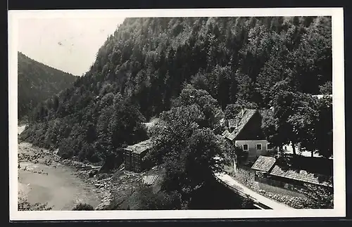 AK Erzhalden-Palfau, Scheiblechner`s Gasthof zur Kaisergemse