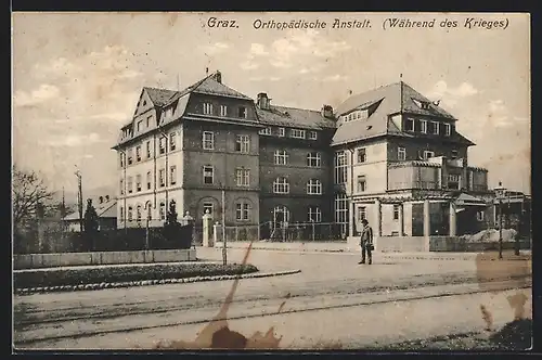 AK Graz, Orthopädische Anstalt während des Krieges