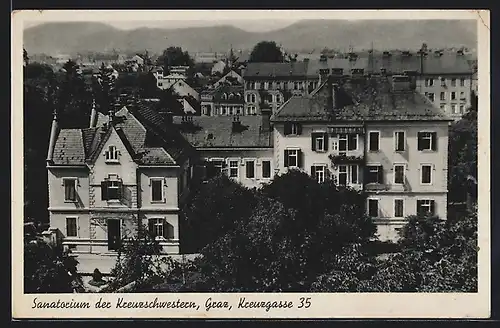 AK Graz, Sanatorium der Kreuzschwestern, Kreuzgasse 35