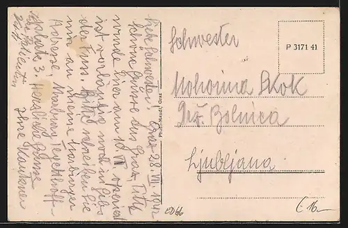 AK Graz, Sanatorium der Kreuzschwestern, Kreuzgasse 35