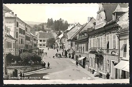 AK Birkfeld, Platz mit Gasthaus