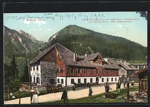 AK Prebichl, Georg Elwischger`s Gasthof und Hotel zum Reichenstein