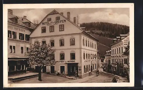 AK Mariazell, Hotel Maurer, Neustädtergasse 75