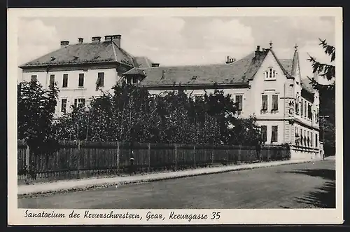 AK Graz, Sanatorium der Kreuzschwestern, Kreuzgasse 35