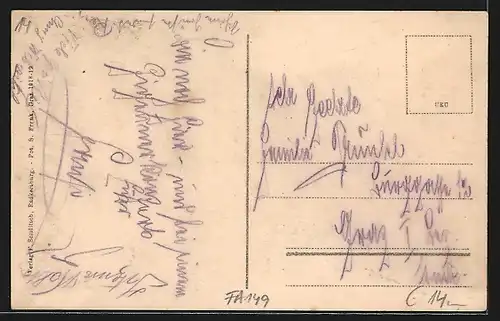 AK Radkersburg, Langgasse mit Passanten