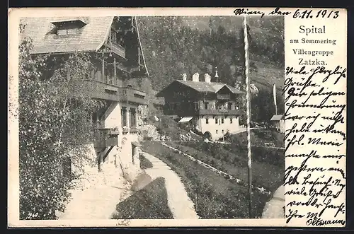 AK Spital am Semmering, Villengruppe Zatzka