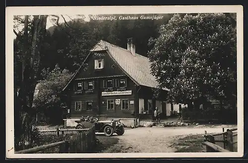 AK Niederalpl, Das Gasthaus Gamsjäger