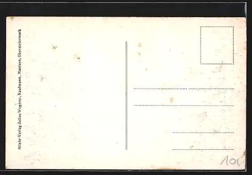 AK Mautern, Ortsansicht aus der Vogelschau