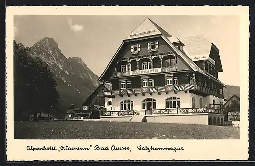 AK Bad Aussee, Alpenhotel Wasnerin