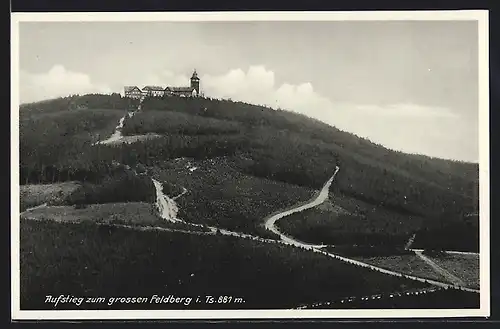 AK Gr. Feldberg i. Taunus, Hotel-Restaurant Feldberghof