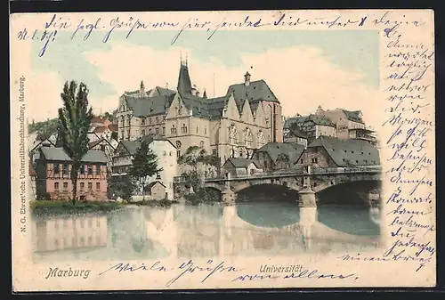 AK Marburg, Universität und Brücke