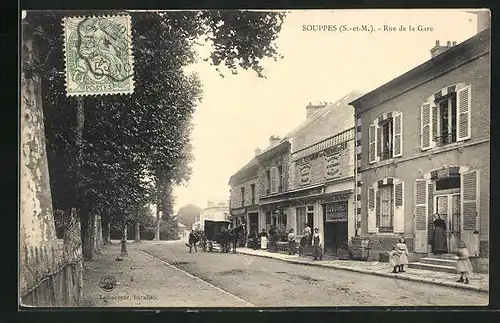 AK Souppes, Rue de la Gare