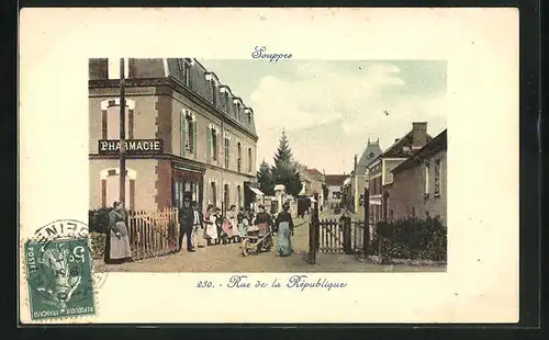 AK Souppes, Rue de la République