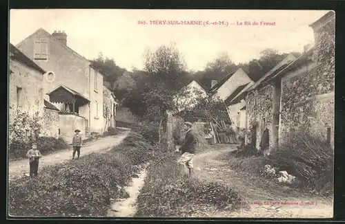 AK Méry-sur-Marne, Le Ru du Frouet