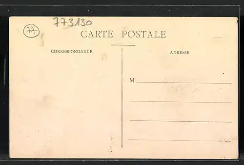 AK La Ferté-sous-Jouarre, Rue du Port-aux-Meules, Inondations Janvier 1910
