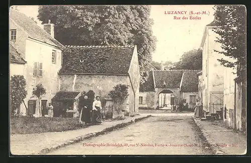 AK Luzancy, Rue des Écoles