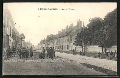 AK Guignes-Rabutin, Rue de Troyes