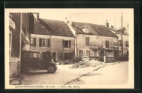 AK Saint-Cyr-sur-Morin, Place des Poilus