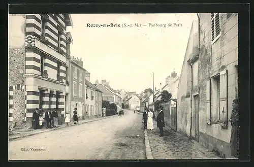 AK Rozoy-en-Brie, Faubourg de Paris