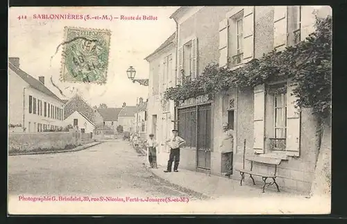 AK Sablonnières, Route de Bellot