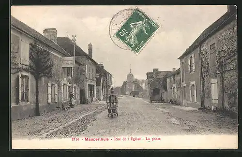 AK Mauperthuis, Rue de l'Eglise, La poste