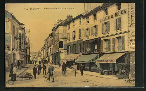 AK Melun, Grande rue Saint-Etienne