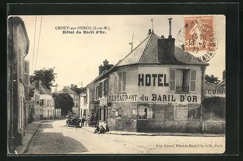 AK Crouy-sur-Ourcq, Hôtel du Baril d`Or