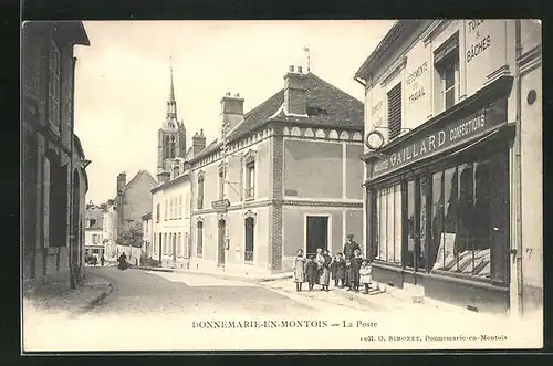 AK Donnemarie-en-Montois, La Poste