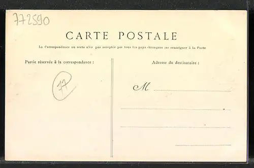 AK Donnemarie-en-Montois, La Poste