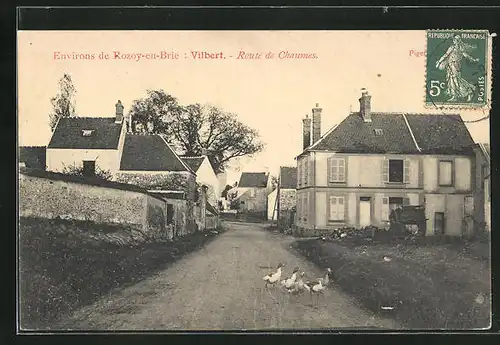 AK Vilbert, Route de Chaumes