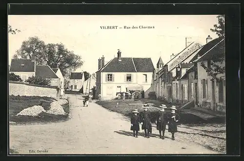 AK Vilbert, Rue des Charmes