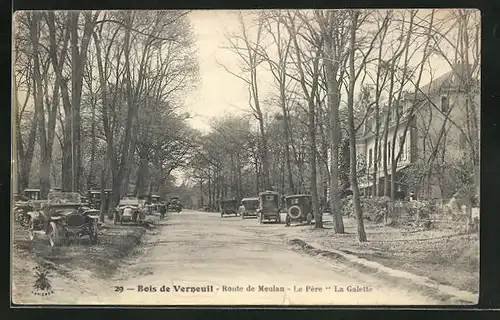 AK Verneuil, Route de Meulan, le Pére, la Galette