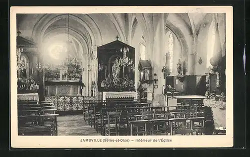 AK Jambville, Intérieur de l`Église