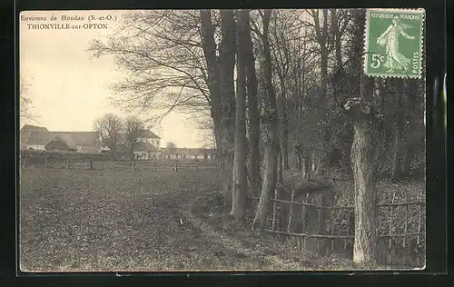 AK Thionville-sur-Opton, Une vue