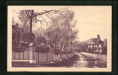 AK Villennes-sur-Seine, Les Falaises