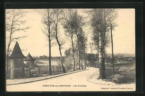 AK Saint-Cyr-sous-Dourdan, Les Tourelles