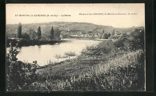 AK Saint-Martin-la-Garenne, La Seine