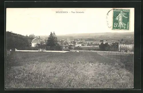 AK Mézières-sur-Seine, Vue Générale