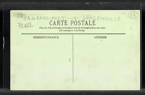 AK Rangiport, Bords de Seine