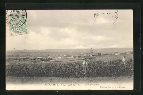 AK Saint-Martin-la-Garenne, Vue gènèrale