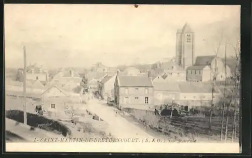 AK Saint-Martin-de-Brethencourt, Vue Gènèrale