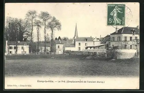 AK L’Étang-la-Ville, Le Prè (Emplacement de l`ancien ètang)